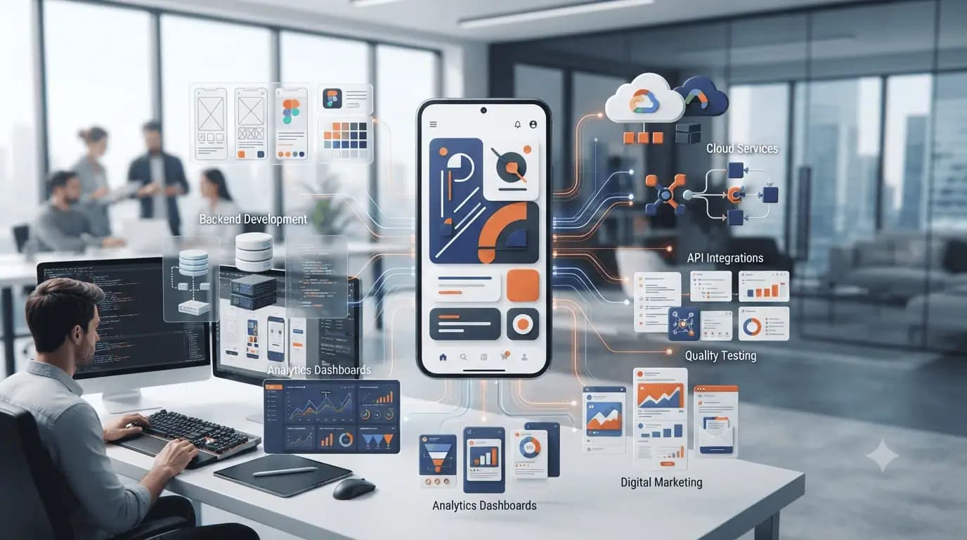 Android App Development Services showcase