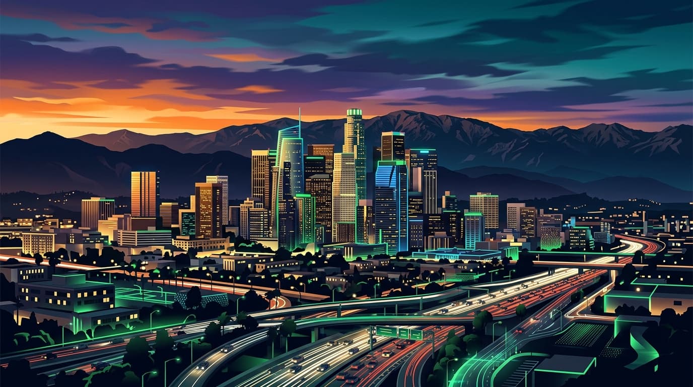 Los Angeles office and tech team